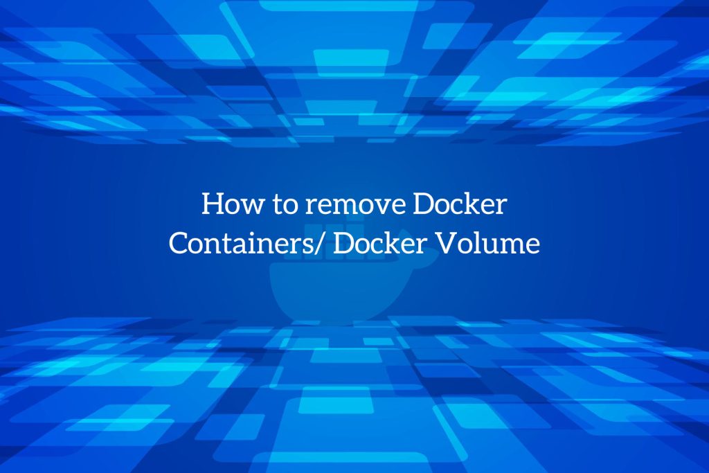 docker containers and docker volume