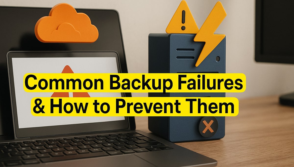 Backup failure and strategy illustration